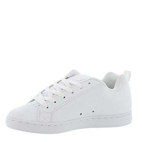 DC Court Graffik - Zapatillas de skate para mujer, Blanco (Blanco (White/plaid)), 38 EU