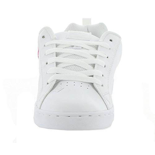 DC Court Graffik - Zapatillas de skate para mujer, Blanco (Blanco (White/plaid)), 38 EU