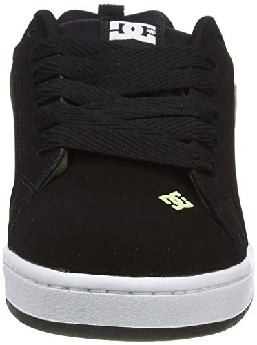 DC Court Graffik, Zapatillas de Skateboarding Hombre, Black, 44 EU