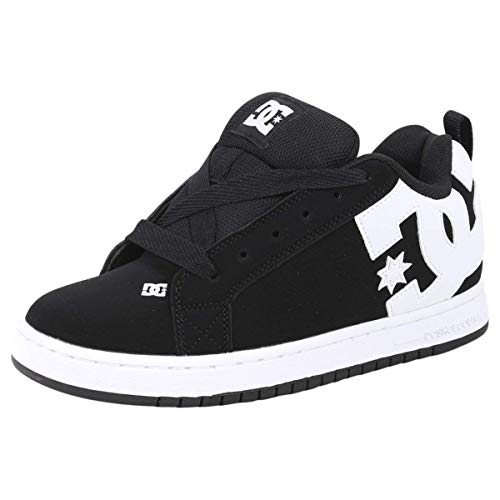 DC Court Graffik, Zapatillas de Skateboarding Hombre, Black, 44 EU