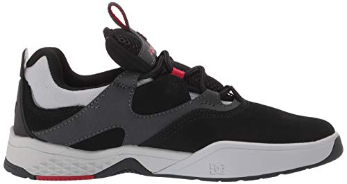 DC Kalis - Zapatillas de skate para hombre, Multi (Negro/Gris/Rojo), 42 EU