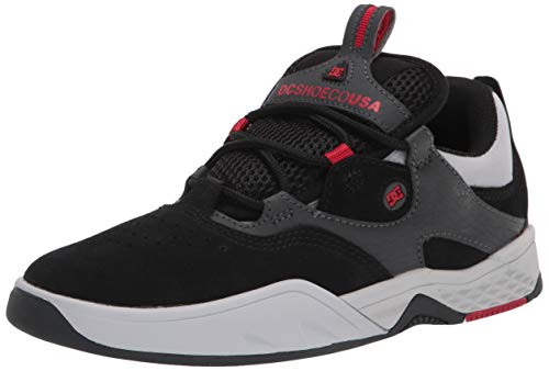 DC Kalis - Zapatillas de skate para hombre, Multi (Negro/Gris/Rojo), 42 EU