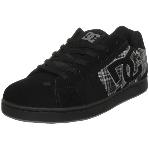 DC Net M - Zapatillas de deporte de cuero nobuck para hombre, Negro, 42