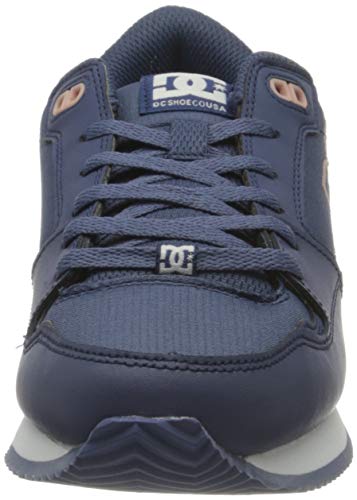 DC Shoes Alias, Zapatillas para Mujer, Lt Navy/Pink, 39 EU