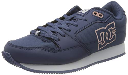 DC Shoes Alias, Zapatillas para Mujer, Lt Navy/Pink, 39 EU