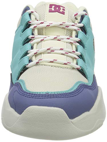 DC Shoes Decel, Zapatillas Mujer, Jade Cream, 38 EU