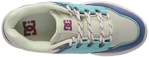 DC Shoes Decel, Zapatillas Mujer, Jade Cream, 38 EU