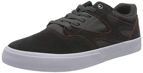 DC Shoes Kalis Vulc S - Zapatillas de Skate de Cuero - Hombre - EU 41