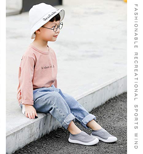DEBAIJIA Zapatos para niños pequeños 1-5T Baby First-Walking Kid Deporte Suela Suave Malla Antideslizante Entrenador Transpirable 18/19 EU Rojo(Tamaño de Etiqueta 18)