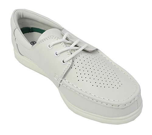 Dek Unisex Adults Crown Bowling Zapato Blanco 11 UK / 45 EU