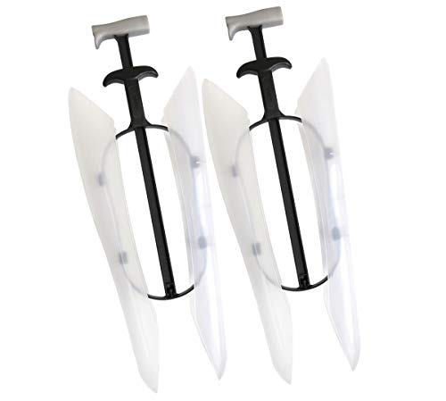 Delfa 3 pares de hormas para botas Airquick transparentes, 32 cm para botas largas