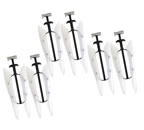 Delfa 3 pares de hormas para botas Airquick transparentes, 32 cm para botas largas