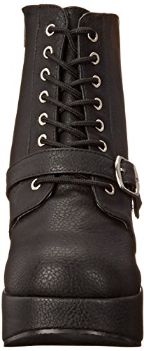 Demonia Bravo-23, Botines Mujer, Negro, 38 EU