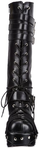 Demonia CHARADE-206 EU-CHARADE-206/B/PU - Botas para Mujer, Color Negro, Talla 42