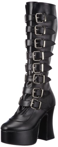 Demonia SLUSH-249, Botas Plataforma Mujer, Negro (Schwarz (Schwarz), 36 EU