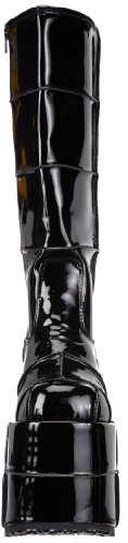 Demonia STACK-301 - Zapatos de tacón para mujer, Negro (Blk Pat), 43