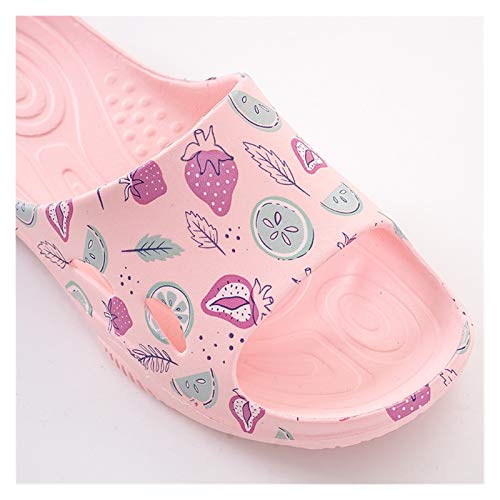 DEMXYA Sandalias de Playa Encantador patrón Estilo Casual Impermeable Transpirable Impermeable aplauso Chanclas Zapatos para niña Zapatillas eva Suave Abajo. (Color : Pink, Shoe Size : 6.5)