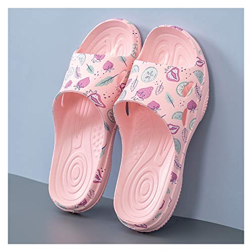 DEMXYA Sandalias de Playa Encantador patrón Estilo Casual Impermeable Transpirable Impermeable aplauso Chanclas Zapatos para niña Zapatillas eva Suave Abajo. (Color : Pink, Shoe Size : 6.5)