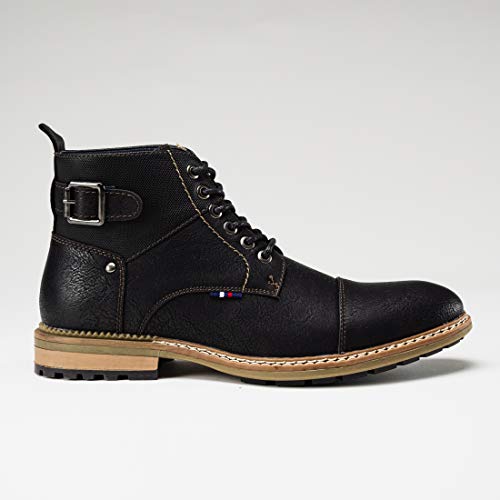 Denver Footwear Botas Camperas con Hebilla Lateral para Hombre, Negro, 40 EU