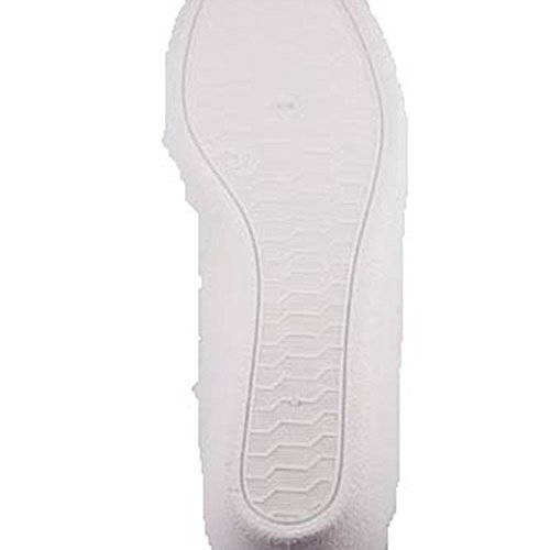 Deportivo señora Velcro con cuña Piel Fergar en Blanco Talla 38