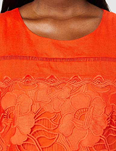 Derhy Abrogation Vestido, Naranja (Orange 400), 38 (Talla del Fabricante: Small) para Mujer