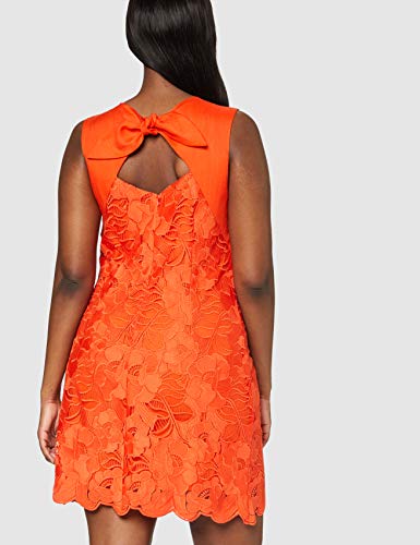 Derhy Abrogation Vestido, Naranja (Orange 400), 38 (Talla del Fabricante: Small) para Mujer