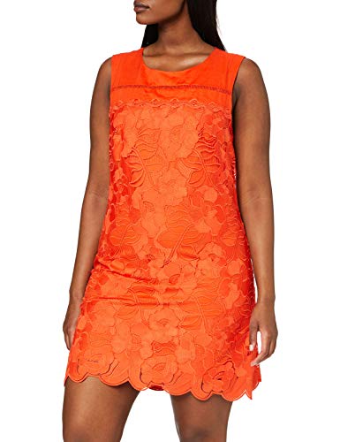Derhy Abrogation Vestido, Naranja (Orange 400), 38 (Talla del Fabricante: Small) para Mujer