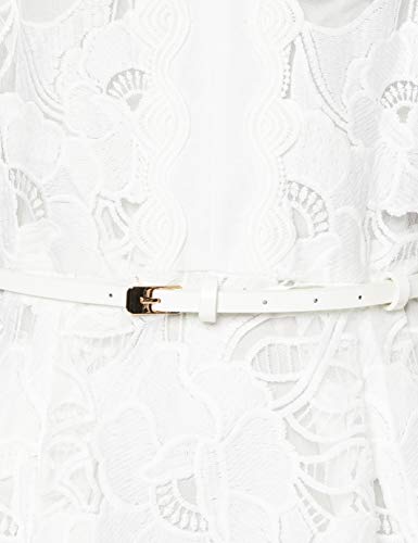 Derhy Abstraite Vestido, Blanco (Blanc 2), 40 (Talla del Fabricante: Medium) para Mujer