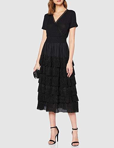 Derhy Youpi Vestido, Negro (Noir 6), 38 (Talla del Fabricante: Small) para Mujer