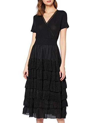 Derhy Youpi Vestido, Negro (Noir 6), 38 (Talla del Fabricante: Small) para Mujer