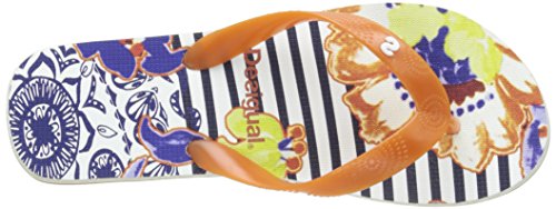 Desigual 61Hs5B1 - Chanclas, Mujer, Azul (5000 Navy), 37