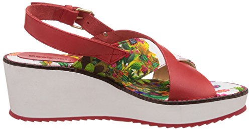 Desigual 61SS2H9 - Sandalias para mujer, color rojo (3074 Rojisimo), talla 36