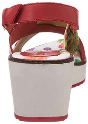Desigual 61SS2H9 - Sandalias para mujer, color rojo (3074 Rojisimo), talla 36
