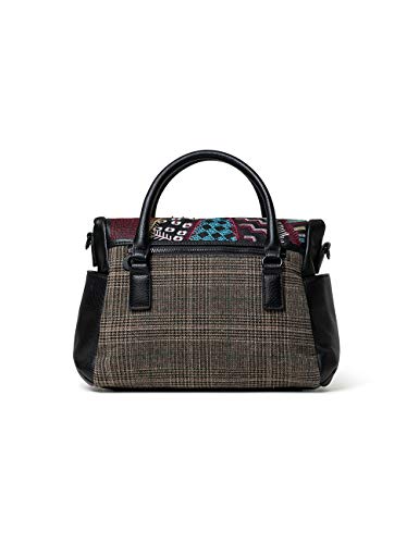 Desigual Accessories PU Hand Bag, Mano Mujer, negro, U