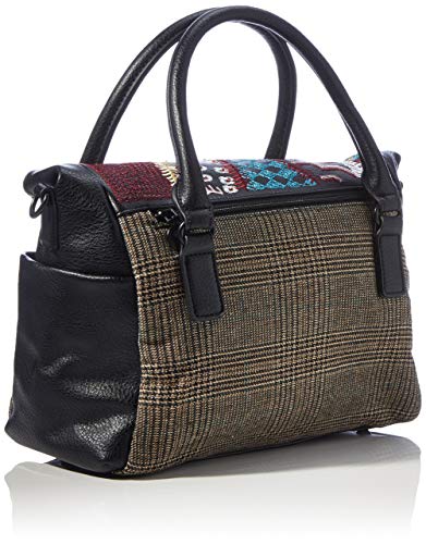 Desigual Accessories PU Hand Bag, Mano Mujer, negro, U