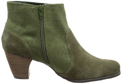 Desigual Ankle Boot Josefa - Botines Chelsea de Cuero Mujer, Color Verde, Talla 36