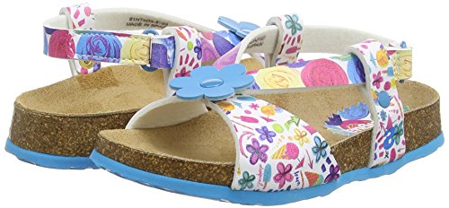 Desigual Bio 3, Sandalias Niñas, Azul (5103 Blue), 27 EU