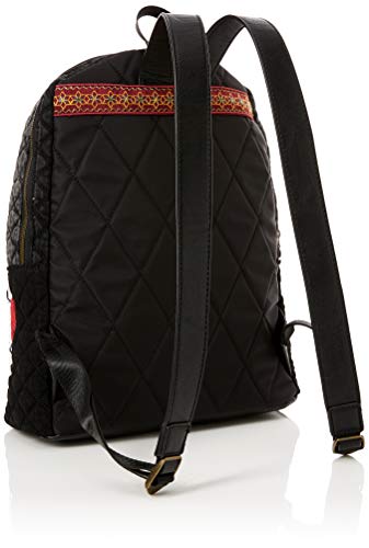 Desigual - Bols_always Milan, Bolsos mochila Mujer, Negro, 13x39.5x31 cm (B x H T)