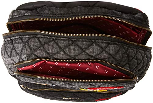 Desigual - Bols_always Milan, Bolsos mochila Mujer, Negro, 13x39.5x31 cm (B x H T)