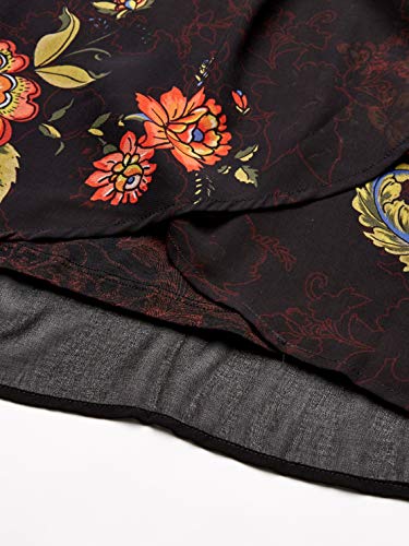 Desigual Dress Straps Julie Woman Black Vestido, Negro (Negro 2000), 38 para Mujer