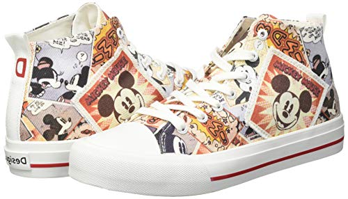 Desigual High, Sneakers Woman. Mujer, Tutti Fruti, 37 EU