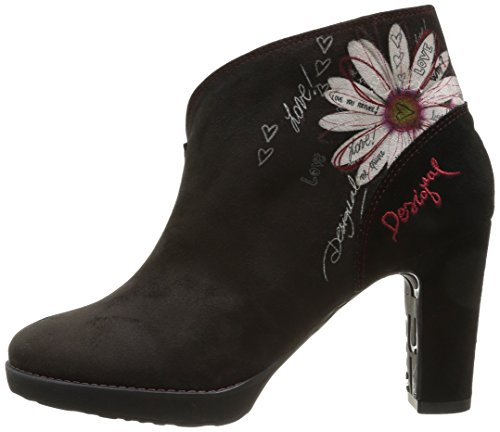Desigual Iviernu, Botines Mujer, Schwarz 2000, 37