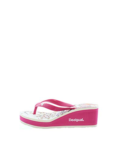 Desigual Lola Galactic, Chanclas Mujer, Rojo (Magico 3062), 41 EU