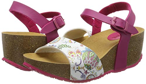 Desigual Shoes (bio7_Galactic), Sandalias de Talón Abierto Mujer, Rojo (Magico 3062), 36 EU