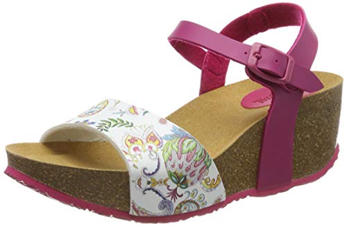 Desigual Shoes (bio7_Galactic), Sandalias de Talón Abierto Mujer, Rojo (Magico 3062), 36 EU