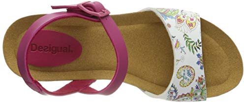 Desigual Shoes (bio7_Galactic), Sandalias de Talón Abierto Mujer, Rojo (Magico 3062), 36 EU