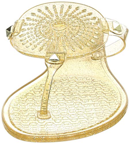 Desigual Shoes Jelly Galactic, Chanclas Mujer, Oro 9125, 37 EU