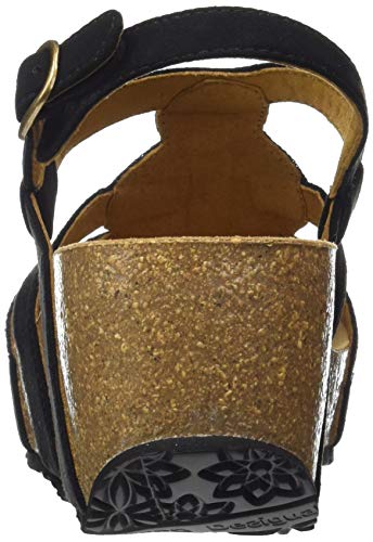 Desigual Shoes (odisea_Flower Beads), Sandalias de Talón Abierto para Mujer, Negro (Negro 2000), 37 EU
