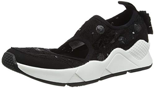 Desigual Shoes Stella Lace, Sandalias con Punta Cerrada Mujer, Negro Negro 2000, 38 EU