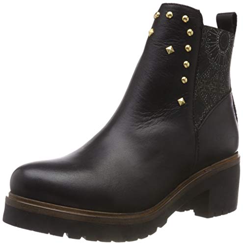 Desigual Shoes_Biker Blackstuds, Botines Mujer, Negro (Negro 2000), 36 EU